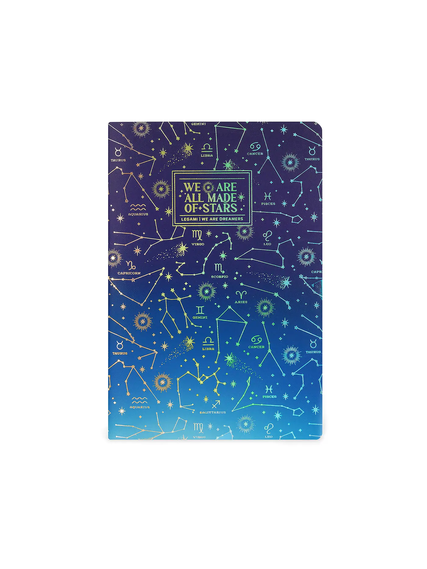 LEGAMI | Liniertes Notizbuch - Large - B5-Format  Stars | 